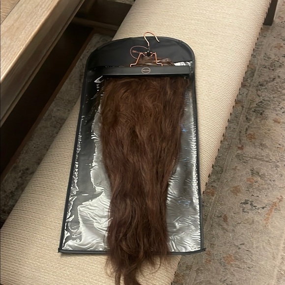 BELLAMI Silk Seam 240g 22” Chocolate Brown Hair Extensions - Picture 2 of 3